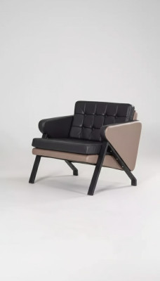 Moderne fauteuil kantoor stof meubels gestoffeerd stofontwerp nieuw