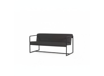 Moderne bank 2-zits kantoor luxe stijl gestoffeerde bank nieuw.