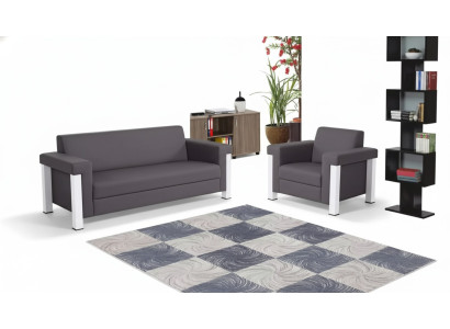 Kantoorinrichting thuiskantoor kantoormeubilair set designer 3+1 bankstel 2-delig