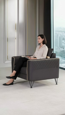 Luxe stoel kantoor meubilair Stijl Modern thuiskantoor gestoffeerde fauteuil ontwerper