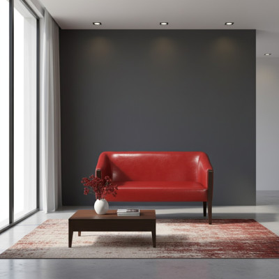 Bankstel 2-zits studiostijl modern textiel meubels kantoormeubilair luxe bankstel
