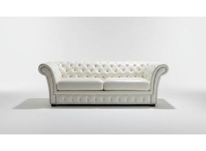 Chesterfield Sofa Luxe Driezits Bankstellen Woonkamer Banken Wit