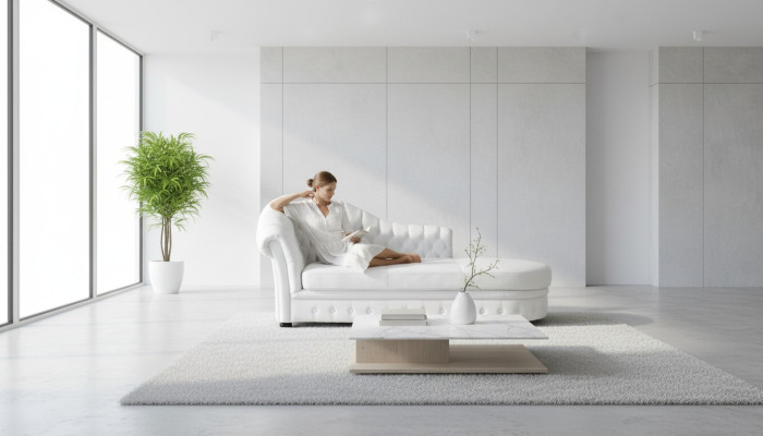 Chesterfield Chaiselounge Ligstoel Chaise Woonkamer Bank Sofa Lounge