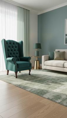 Ohrensessel Chesterfield Fluweel Eenpersoons Luxe Stoel Bank Bank 