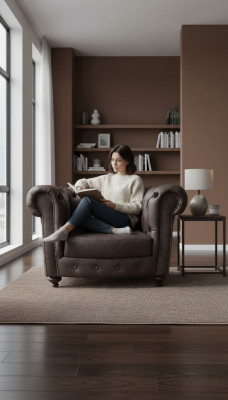 Chesterfield fauteuil bank 1-zits leren lounge stoel luxe éénzitter