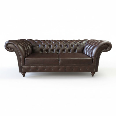 Chesterfield bank 3-zits bank luxe banken driezitter 230cm