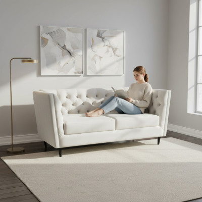 Luxus Sofa 3-zits Design Chesterfield Luxe Banken 230cm Meubelbanken