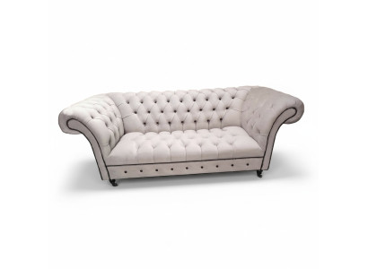 Chesterfield Bank Driezitter Banken Bekleding Textiel Bankstellen Modern
