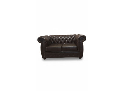 Chesterfield bank 2-zits luxe bank tweezitsbanken bruin meubels bankstellen