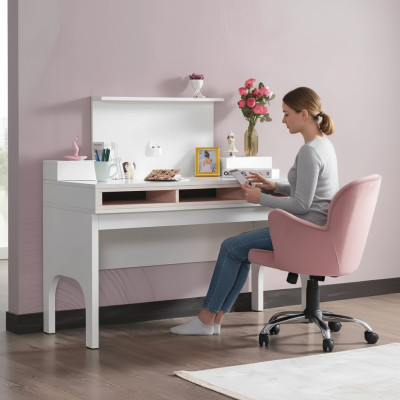 Secretaris bureau tafel 130x60x120 Schrijftafels tafels Meubels Hout Computer