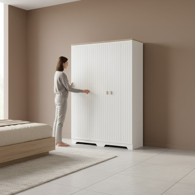 Kledingkast Kast Houten kasten Slaapkamer meubels Ontwerp