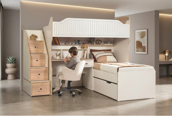 Stapelbed hoogslaper bed stapelbed met bureau twee bedden
