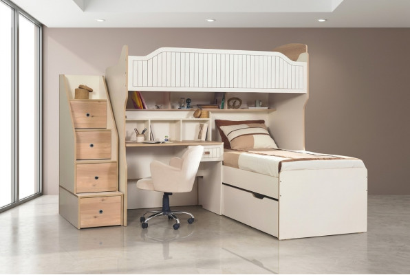Stapelbed hoogslaper bed stapelbed met bureau twee bedden