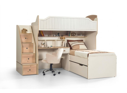 Stapelbed hoogslaper bed stapelbed met bureau twee bedden