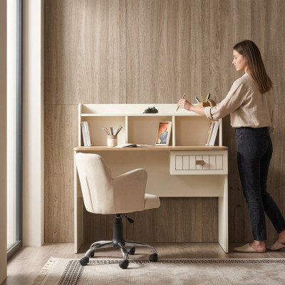 Secretaris bureau tafel 110x60x120 bureaus tafels meubels hout computer