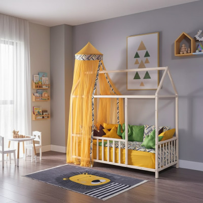Laag bed hemelbed slaapkamer hemelbedden kinderkamer