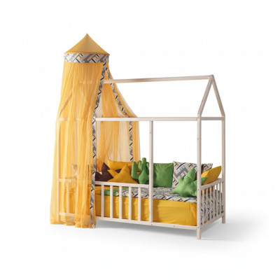 Laag bed hemelbed slaapkamer hemelbedden kinderkamer