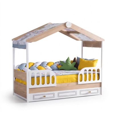 Kinder bedden hout slaapkamer appartement meubels nieuw bed tienerkamer