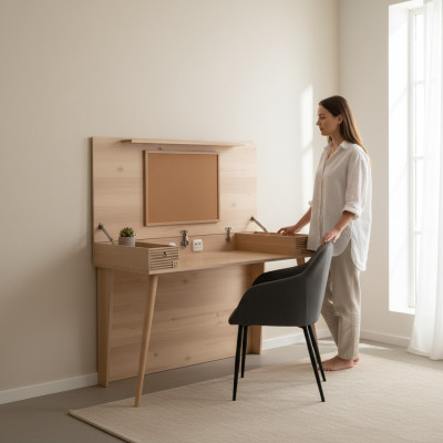 Secretaris Bureau Tafel 130x60x152 Schrijftafels Tafels Meubels Hout Computer
