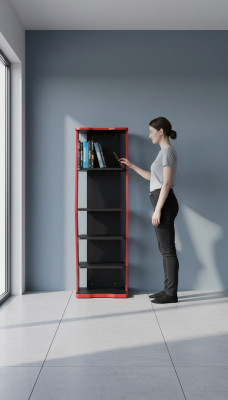 Regaal Kast Boekenplank Kasten Multifunctioneel Meubilair Bruin 164x40x34