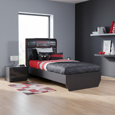 Ontwerperbedden kinderbed tienerbed houten meubels met zacht 120x200cm