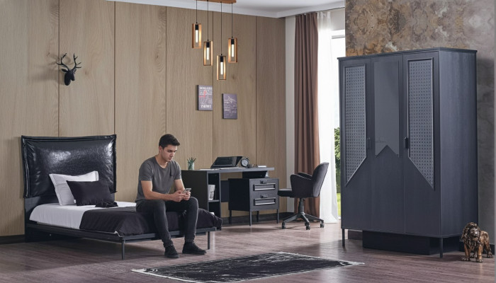 Kinderkamer Slaapkamer Set Compleet Meubilair Kast 3-delig