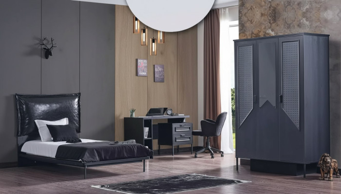 Kinderkamer Slaapkamer Set Compleet Meubilair Kast 3-delig