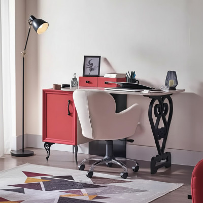Secretaris bureau tafel 130x32x58 Schrijftafels Tafels Meubels Hout Computer