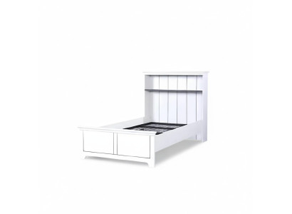 Houten bed slaapkamer design luxe meubels tienerkamer wit klassiek