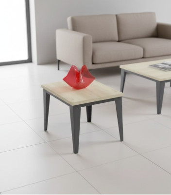 Ontwerper Luxe Bruine Salontafel Houten meubelen Moderne kantoormeubelen