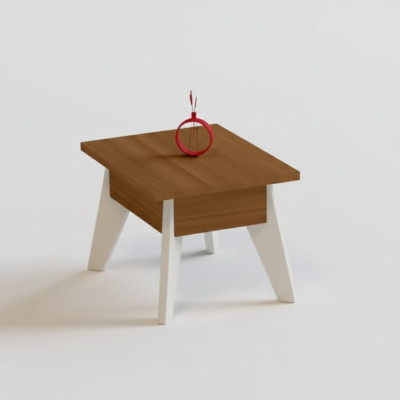 Moderne salontafel Kantoor meubels Rechthoekige bruine houten tafel Tafels