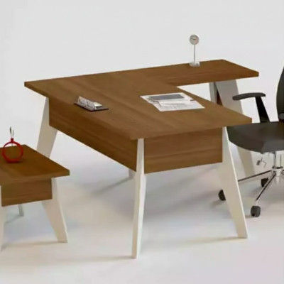 Hoekbureau Designer houten meubels kantoortafel werkkamer tafel nieuw