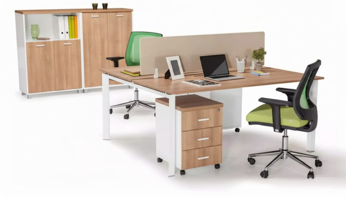 Moderne werkkamertafel kantoormeubilair houten tafels luxe meubels bruin