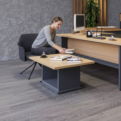 Designer bruine salontafel houten bijzettafel woonkamer meubels