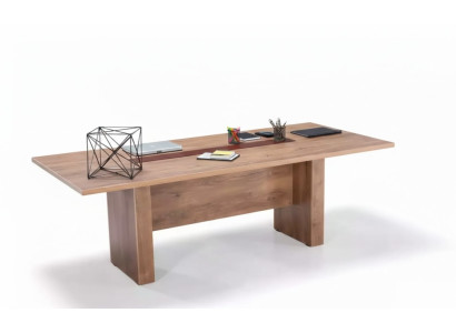 Moderne bruine vergadertafel Luxe vergadertafel Kantoor meubilair Nieuw