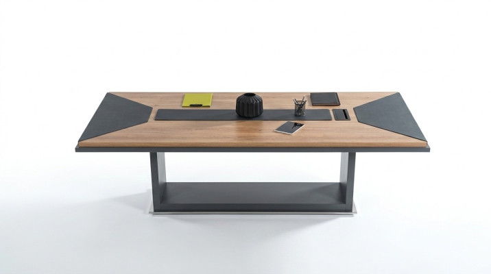 Comfortabele stijlvolle vergadertafel Schrijftafel Kantoor meubels Hout