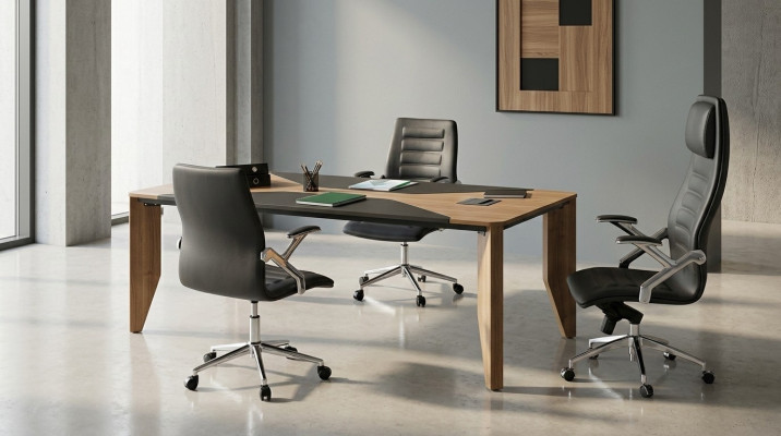 Vergadertafel Kantoor Meubilair Inrichting Bureau 220x100 cm Vergadertafel