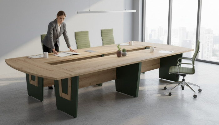 XXL Vergadertafel, conferentietafel, bureau tafel 390x180 Grote tafel Big  XXL Vergadertafel, conferentietafel, bureau tafel 390x180 Grote tafel Big
