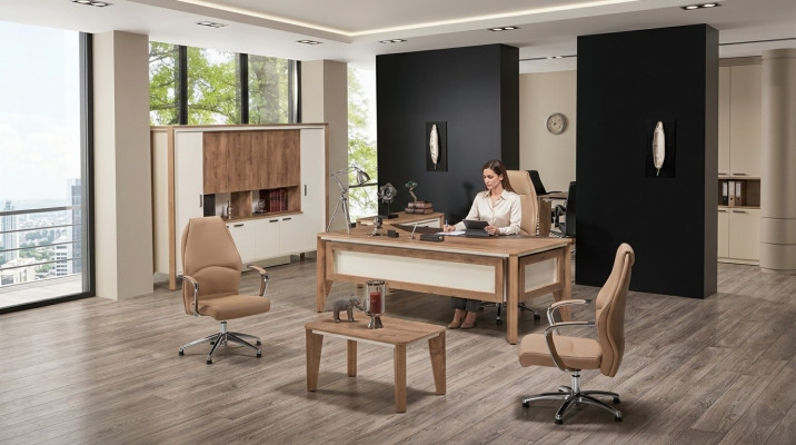 Luxe bureau tafel meubels hoekbureau tafels kantoor meubels houten tafel