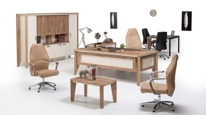 Luxe bureau tafel meubels hoekbureau tafels kantoor meubels houten tafel