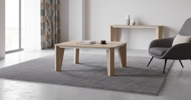 Ontwerper Lichtbruine salontafel Houten meubels Bijzettafels Luxe meubels