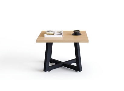 Ontwerper salontafel Luxe bruine bijzettafel Kantoor houten meubels Stijlvol