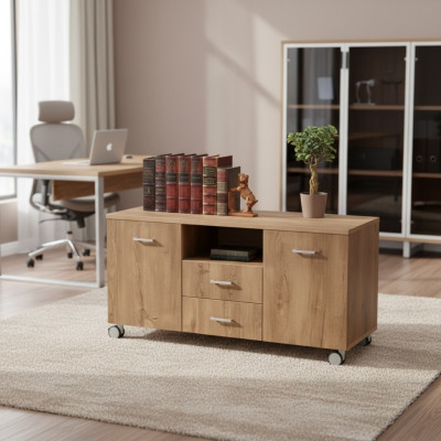 Ontwerper luxe ladekast kantoormeubelen houten kast console thuiskantoor.