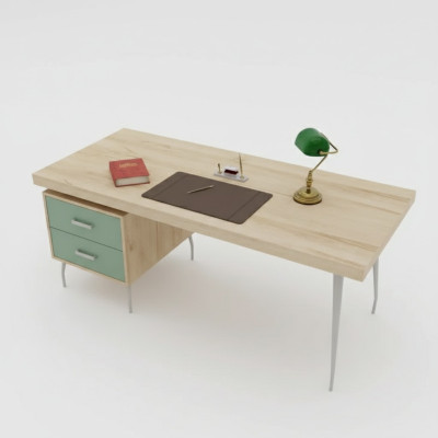 Moderne ontwerper bruine luxe bureau kantoormeubelen houten tafels nieuw