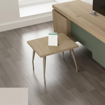 Klassieke lichte salontafel Modern design Opberg houten tafel Kantoor