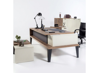 Ontwerpbureau Exclusieve kantoormeubelen Tafel Groot directiebureau