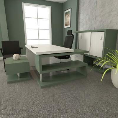 Tafel Bureaukast Kantoor meubels Bureaus Tafel Hout Moderne inrichting