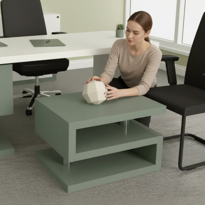 Groene moderne salontafel luxe houten meubels woonkamer meubelontwerp nieuw