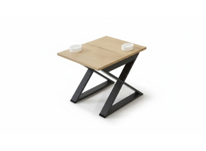 Ontwerper Vierkante Bruine Salontafel Bijzettafel