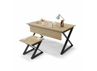 Moderne lichtbruine houten tafel Werktafels Kantoor meubels Designer bureau